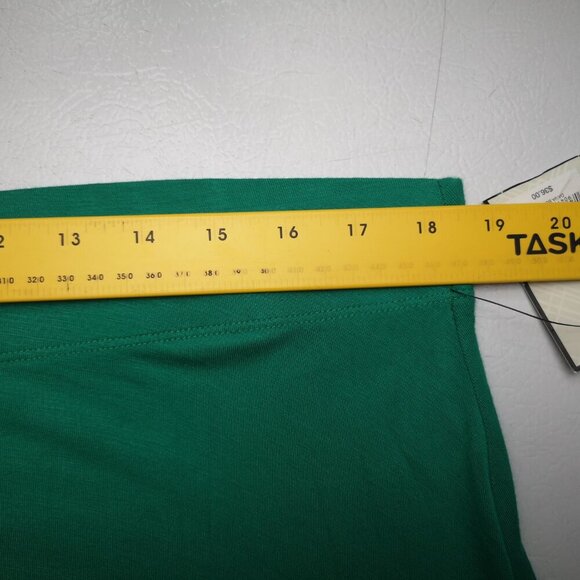 NWT Dana Buchman Ladies Size XL Emerald Elastic Waist Flowy Maxi Skirt - Picture 8 of 9
